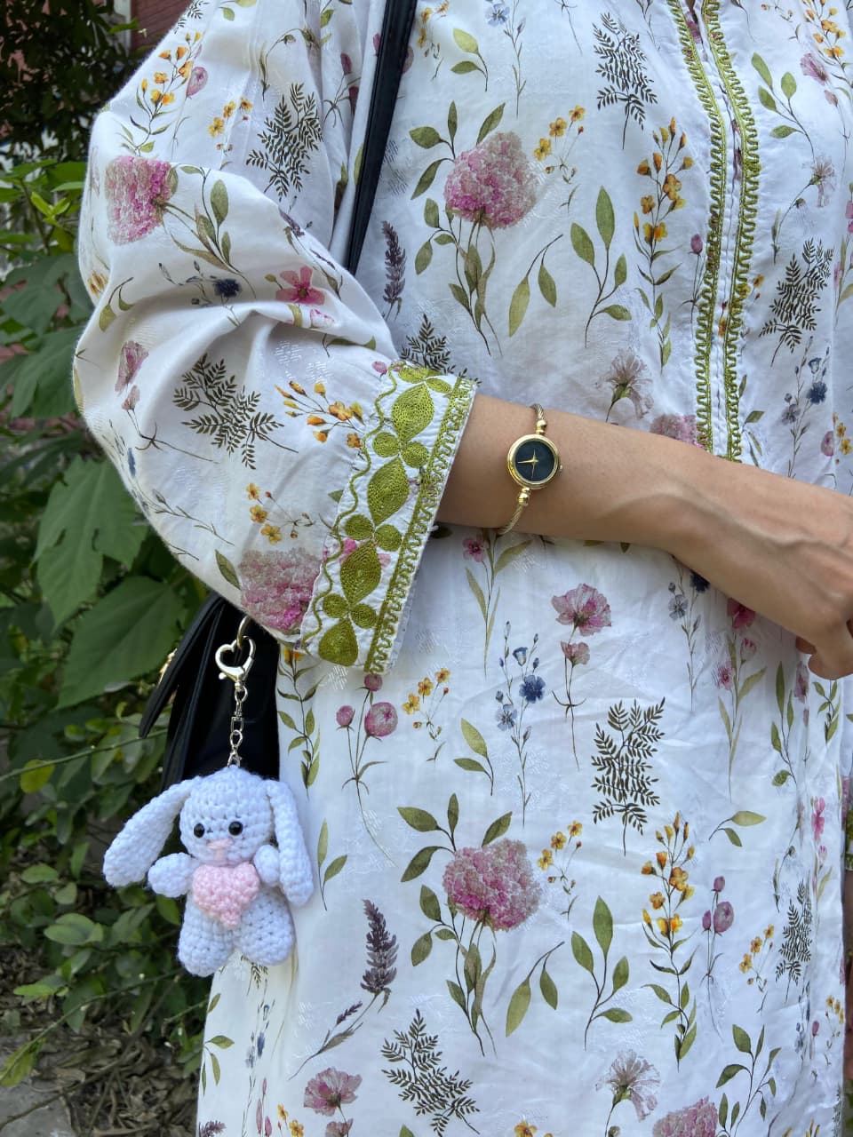 Crochet Bunny Charm