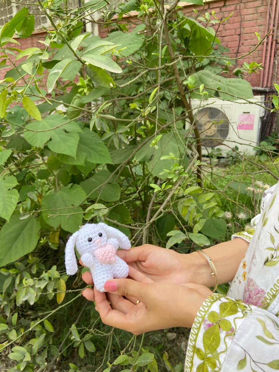 Crochet Bunny Charm