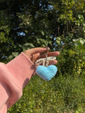 Blue Heart Charm